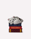 BOOK STACK CAT
