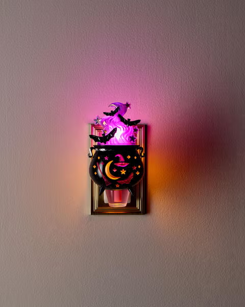 ENCRUSTED CAULDRON NIGHTLIGHT
