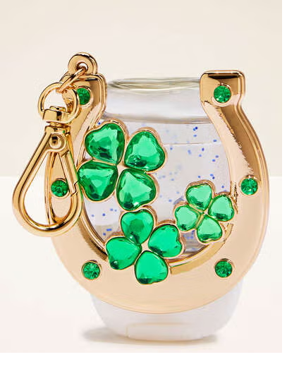 LUCKY HORSESHOE AND CLOVERS