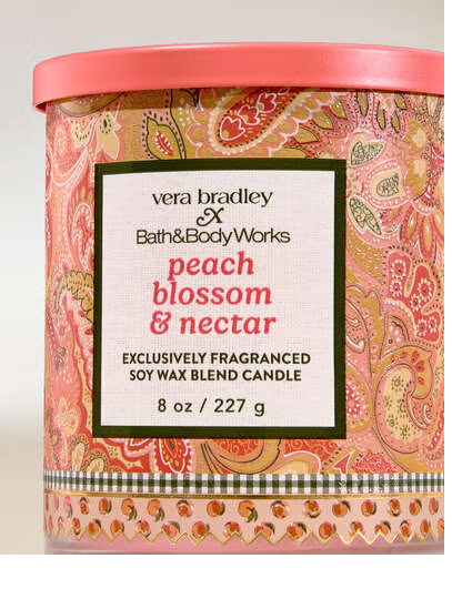 VERA BRADLEY PEACH BLOSSOM AND NECTAR