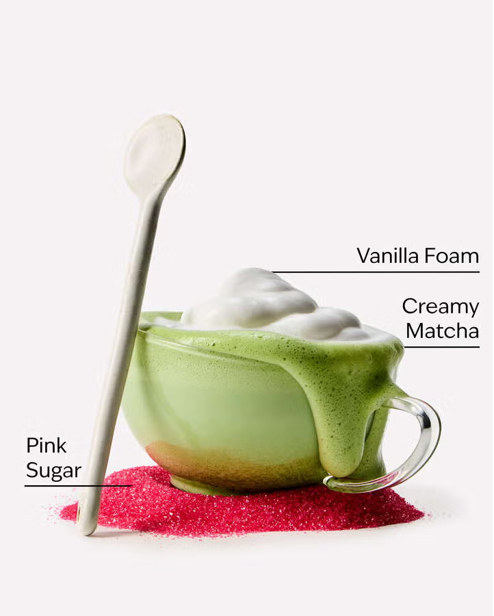 PINK MATCHA LATTE