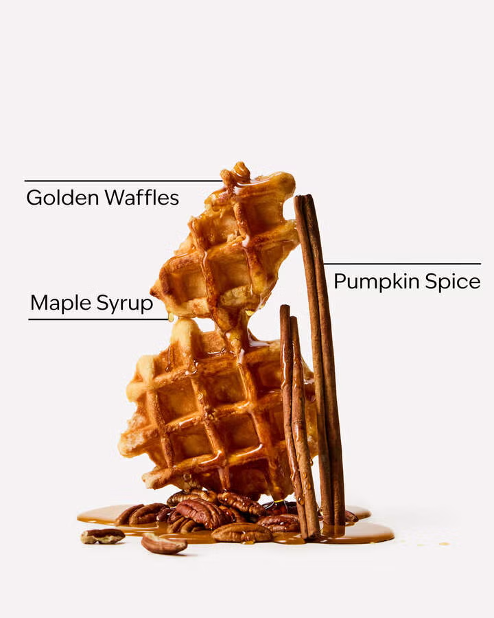 PUMPKIN PECAN WAFFLES