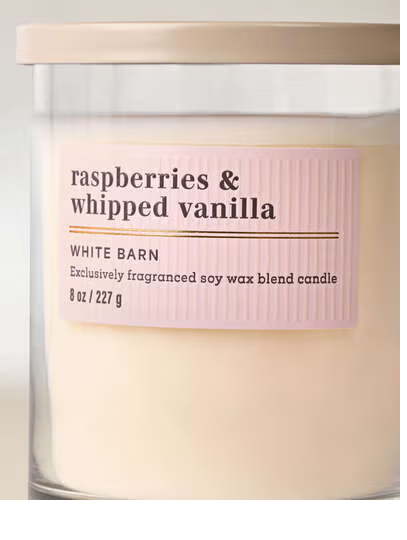 RASPBERRIES AND WHIPPED VANILLA