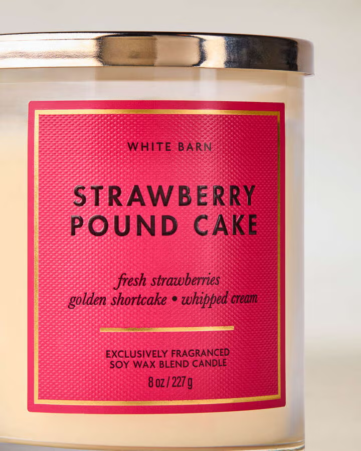 STRAWBERRY POUND CAKE